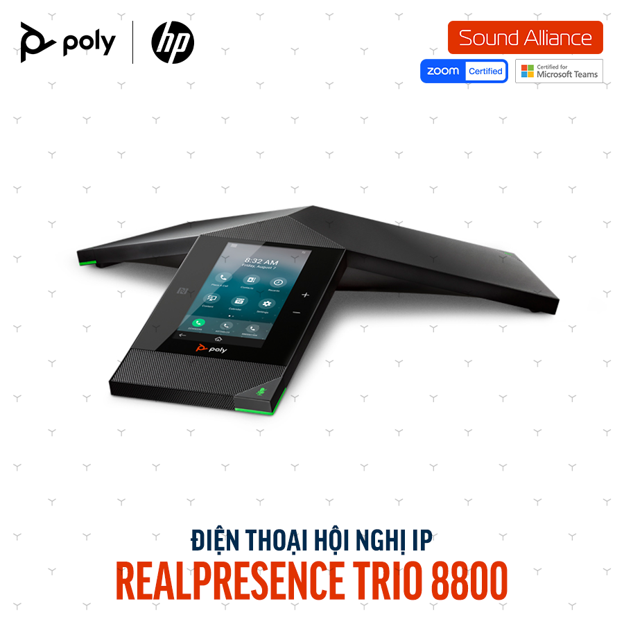  Điện thoại Hội nghị IP Poly RealPresence Trio 8800 (2200-66070-019) 