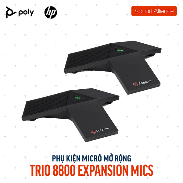  Bộ micrô mở rộng cho điện thoại Poly RealPresence Trio 8800 (85X00AA) 