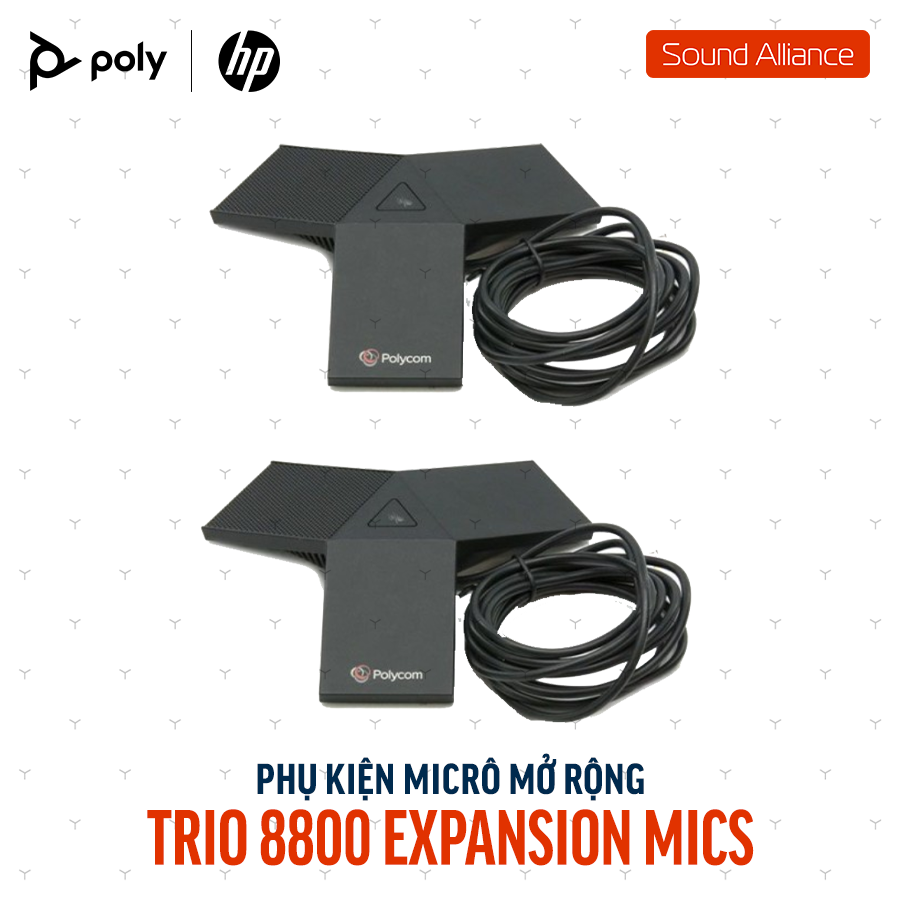  Bộ micrô mở rộng cho điện thoại Poly RealPresence Trio 8800 (85X00AA) 