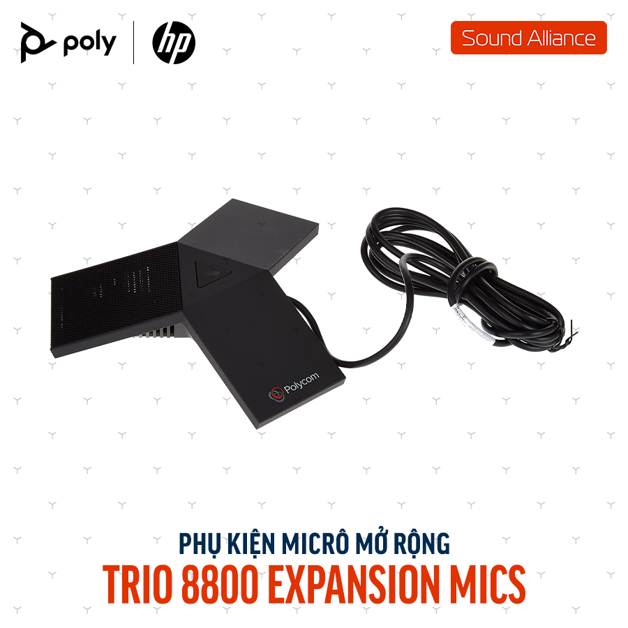 Bộ micrô mở rộng cho điện thoại Poly RealPresence Trio 8800 (85X00AA) 