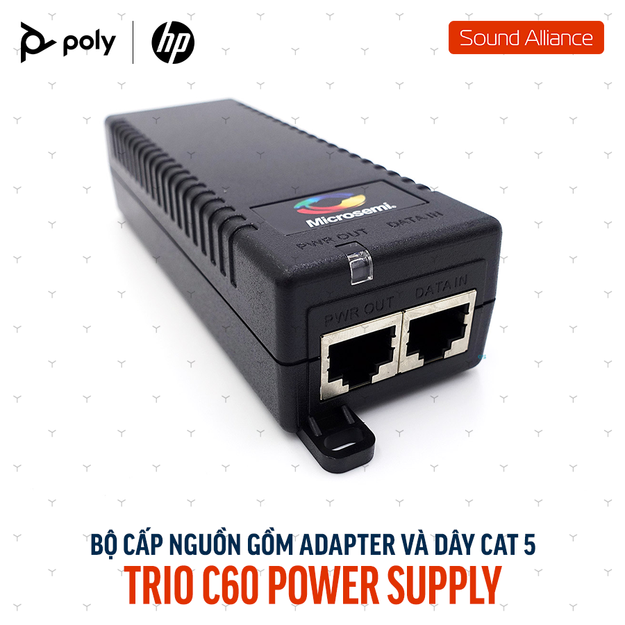  Bộ nguồn kèm cáp CAT 5 cho Poly Trio C60 (85X03AA) 