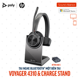  Tai nghe Bluetooth Poly Voyager 4310 Microsoft Teams & đế sạc 77Y97AA 