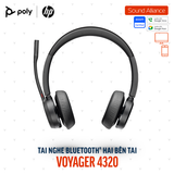  Tai nghe Bluetooth hai bên tai Poly Voyager 4320 UC (77Z31AA) 