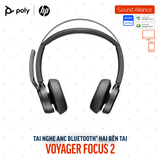  Tai nghe ANC Bluetooth Poly Voyager Focus 2 UC & đế sạc (77Y86AA) 