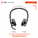  Tai nghe không dây chống ồn cao cấp Poly Voyager Focus 2 UC 