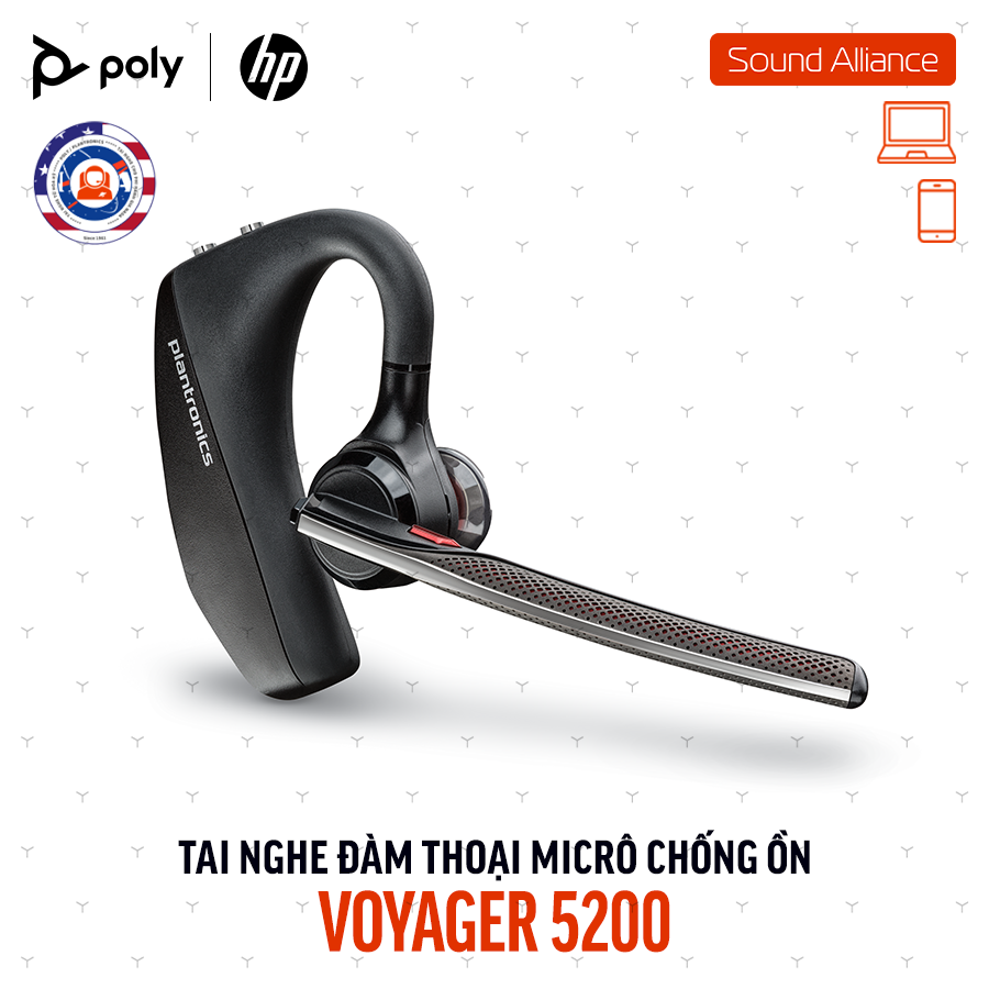  Tai nghe đàm thoại Poly Voyager 5200 (7S431AA#UUF) 