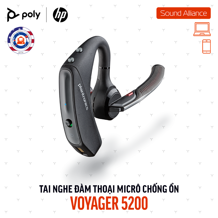 Tai nghe đàm thoại Poly Voyager 5200 (7S431AA#UUF) 