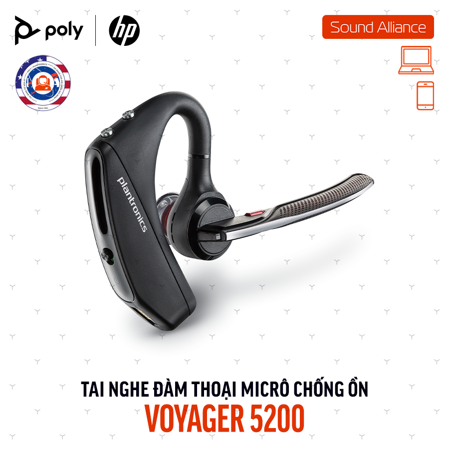  Tai nghe đàm thoại Poly Voyager 5200 (7S431AA#UUF) 