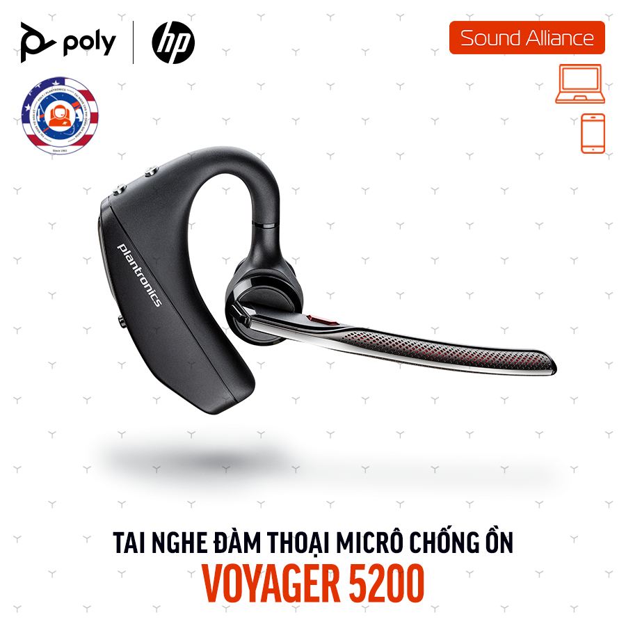 Tai nghe đàm thoại Poly Voyager 5200 (7S431AA#AB2) – Sound Alliance