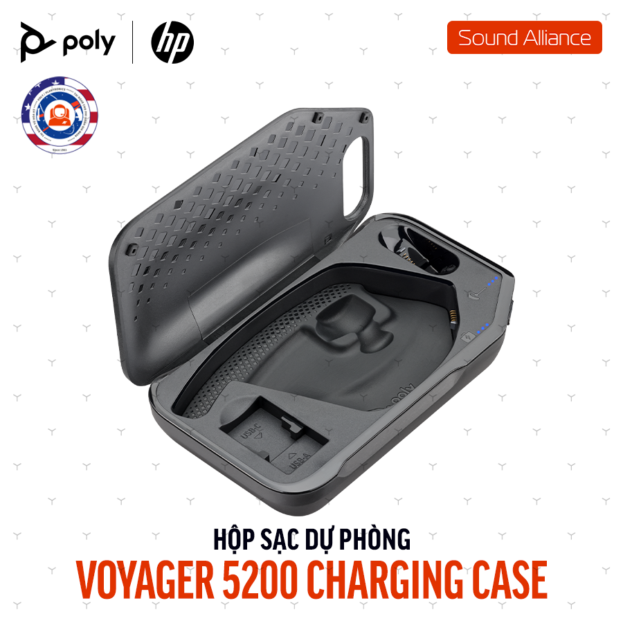  Hộp sạc dự phòng tai nghe Poly Voyager 5200 (9J334AA#UUF) 