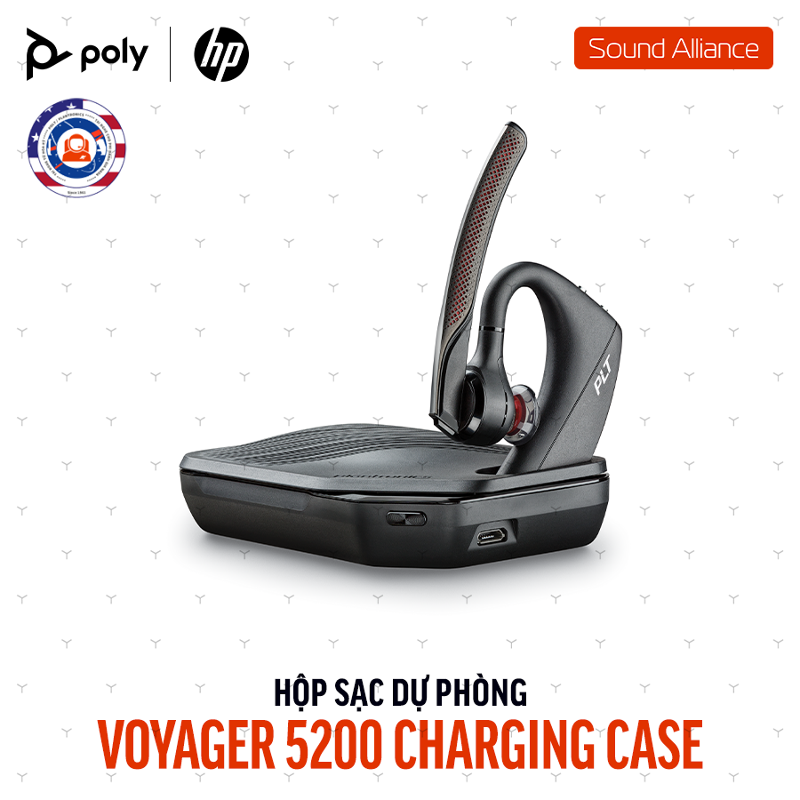  Hộp sạc dự phòng tai nghe Poly Voyager 5200 (9J334AA#UUF) 