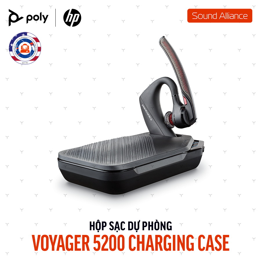  Hộp sạc dự phòng tai nghe Poly Voyager 5200 (9J334AA#UUF) 