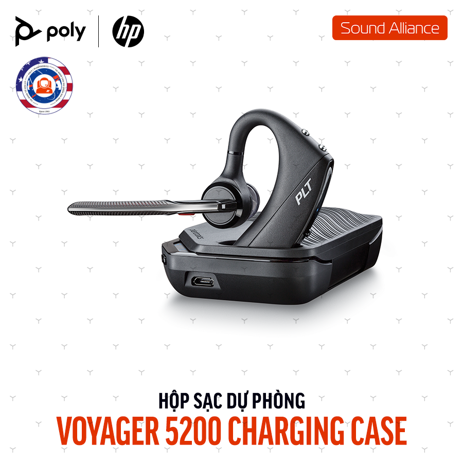  Hộp sạc dự phòng tai nghe Poly Voyager 5200 (9J334AA#UUF) 