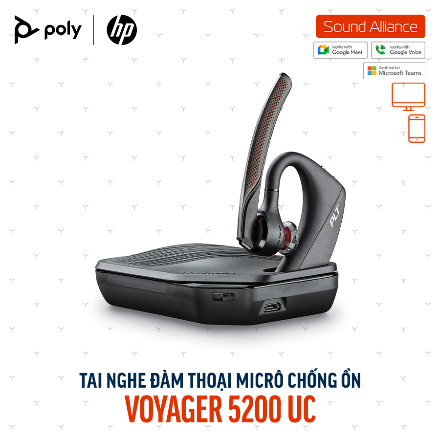  Tai nghe đàm thoại Poly Voyager 5200 UC (7K2F3AA) 