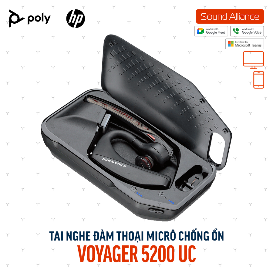  Tai nghe đàm thoại Poly Voyager 5200 UC (7K2E1AA) 