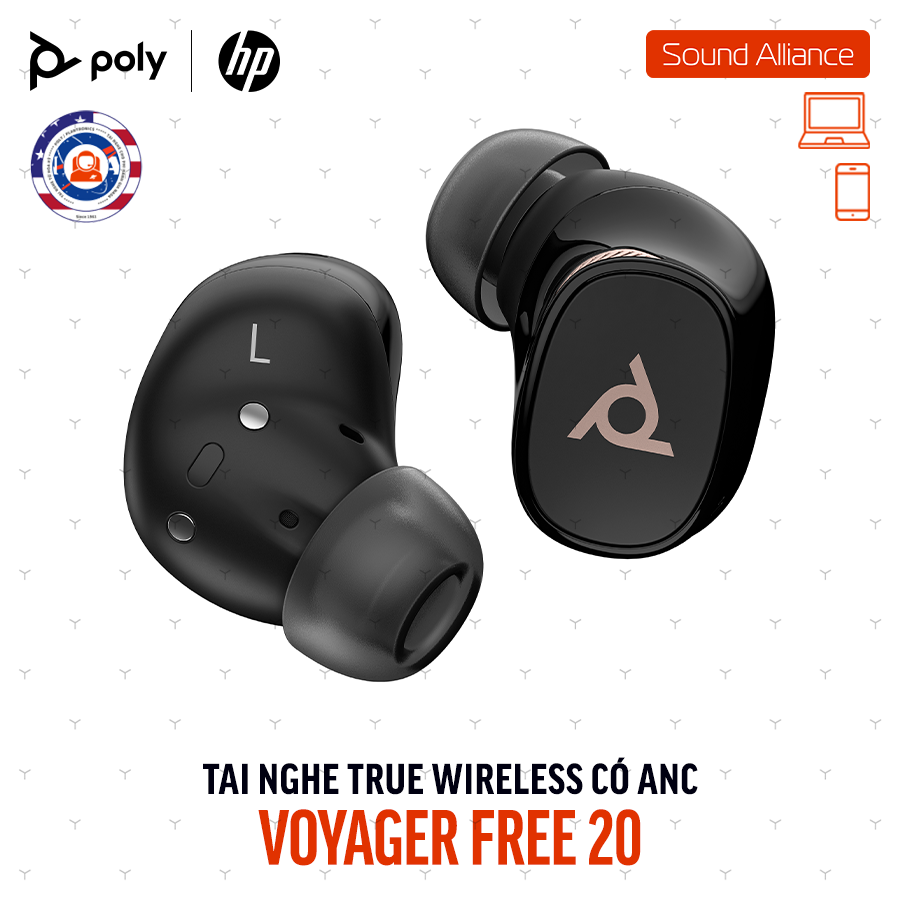  Tai nghe nhét tai True Wireless Poly Voyager Free 20 (A28PTAA) 