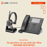  Tai nghe không dây Bluetooth một bên tai Poly Voyager 4210 Office 