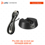  Tai nghe không dây Bluetooth nhét tai Poly Voyager 6200 UC (7D7G5AA) 