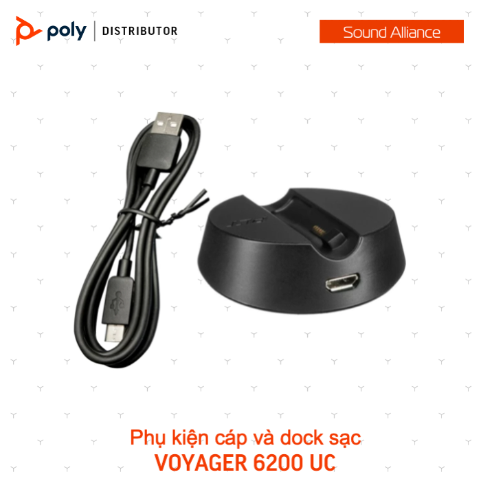 Tai nghe không dây Bluetooth nhét tai Poly Voyager 6200 UC (7D7G5AA) 