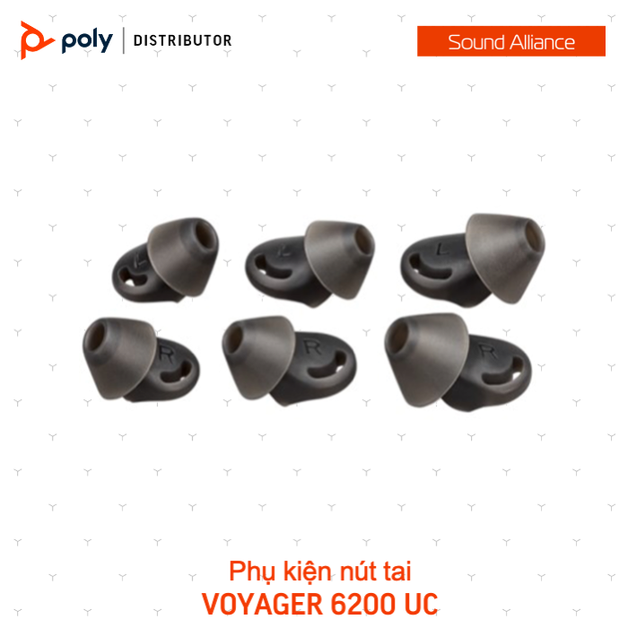  Tai nghe không dây Bluetooth nhét tai Poly Voyager 6200 UC (7D7G5AA) 
