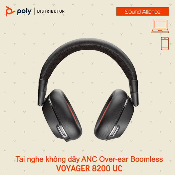  Tai nghe không dây Bluetooth cao cấp Plantronics Voyager 8200 UC 