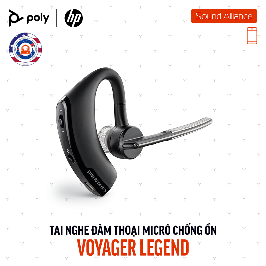  Tai nghe đàm thoại không dây mic chống ồn Poly Voyager Legend 7W6B8AA 