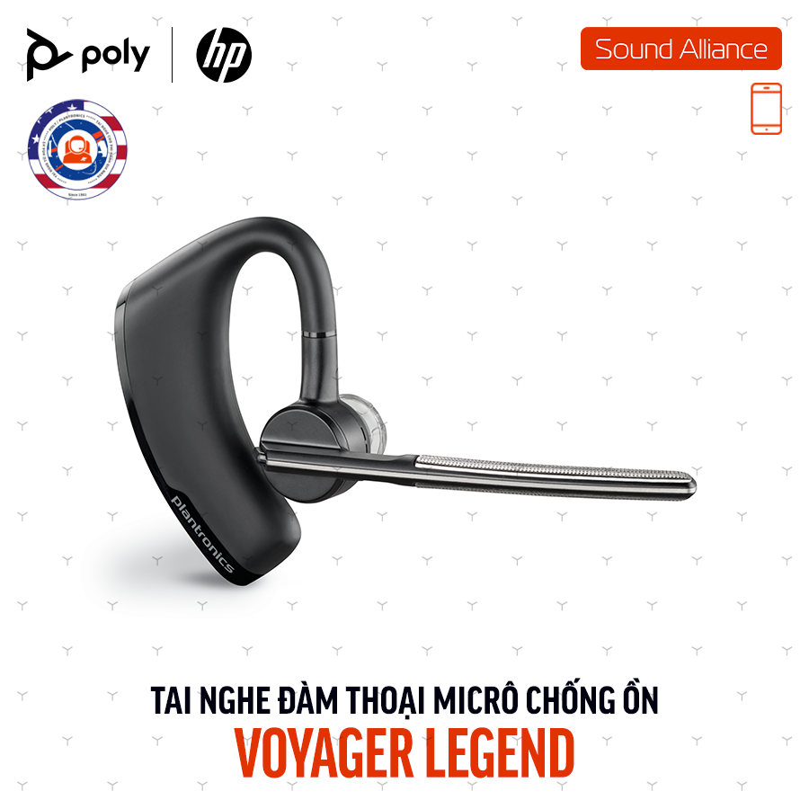  Tai nghe đàm thoại không dây mic chống ồn Poly Voyager Legend 7W6B8AA 