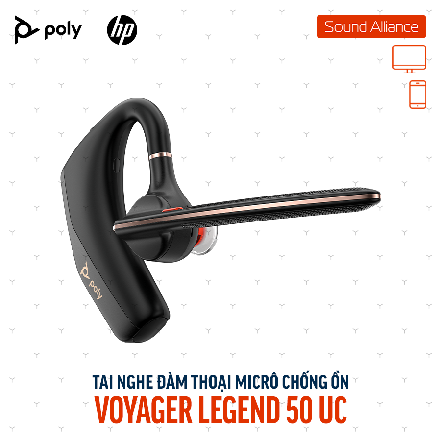  Tai nghe đàm thoại không dây Poly Voyager Legend 50 UC (AT9M9AA) 