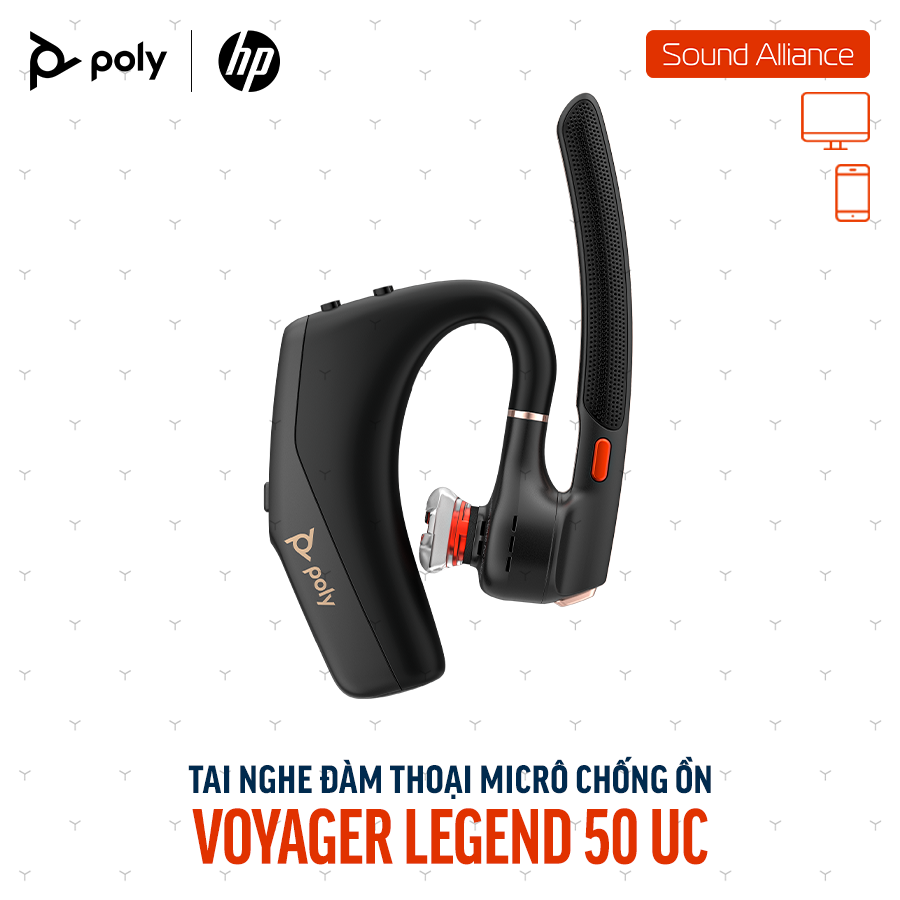  Tai nghe đàm thoại không dây Poly Voyager Legend 50 UC (AT9M9AA) 