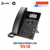  Điện thoại IP để bàn 2-line Poly VVX 150 (911N1AA#AB2) 