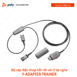  Bộ cáp nối 2 tai nghe EncorePro cho điện thoại Plantronics Y-Adapter Trainer 