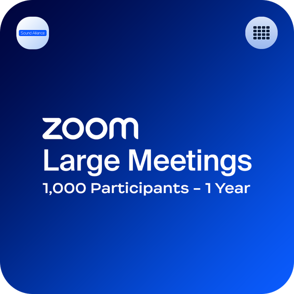  Bản quyền mở rộng Zoom Large Meetings 1000 