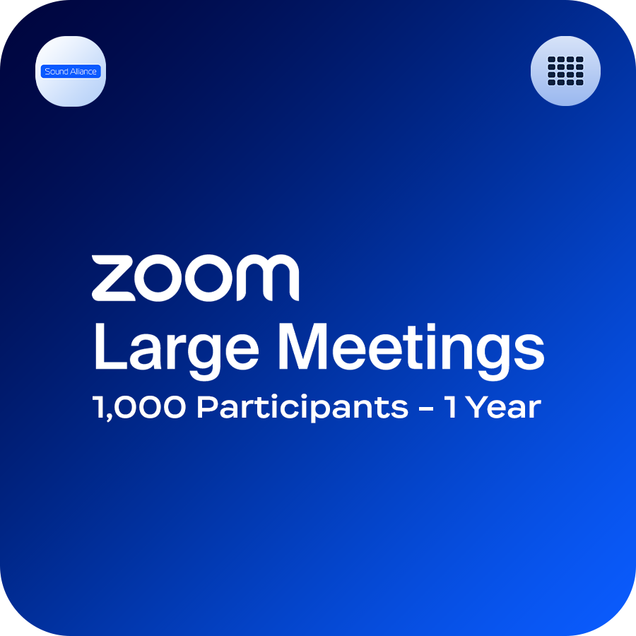  Bản quyền mở rộng Zoom Large Meetings 1000 