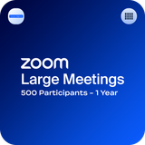  Bản quyền mở rộng Zoom Large Meetings 500 