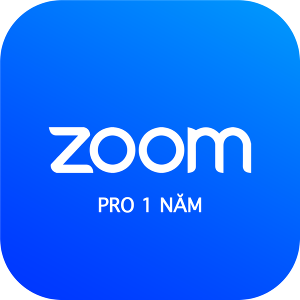  Phần mềm họp trực tuyến Zoom Pro (01 năm) 