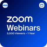  Bản quyền nâng cấp bổ sung Zoom Webinars 3000 