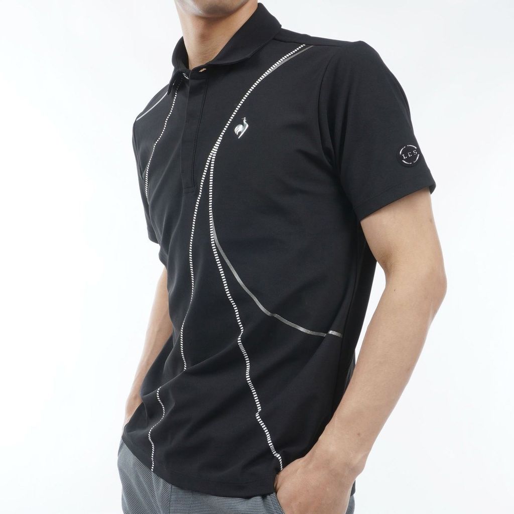 Áo Polo le coq golf nam - QGMXJA31V-BK00