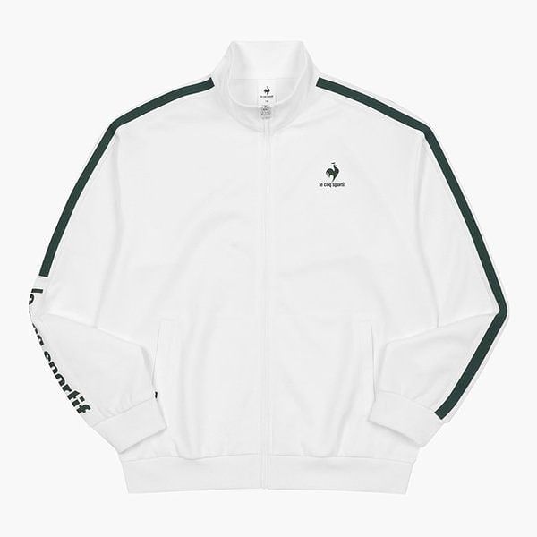 Áo khoác nỉ le coq sportif Nam QO323TFT71-WHT0