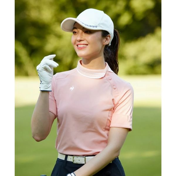  Áo cộc tay có cổ le coq golf Nữ - QGWUJA12-PK00 