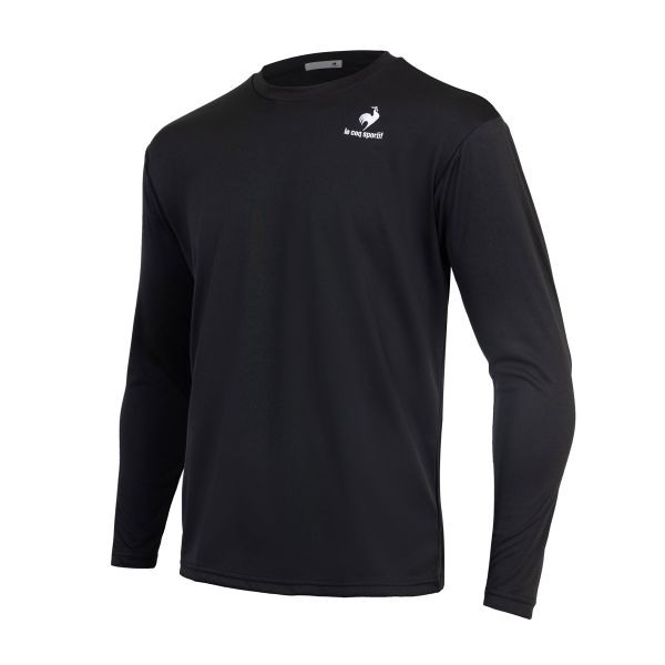 Áo dài tay không cổ le coq sportif Nam QMMUJB30ZV-BLK