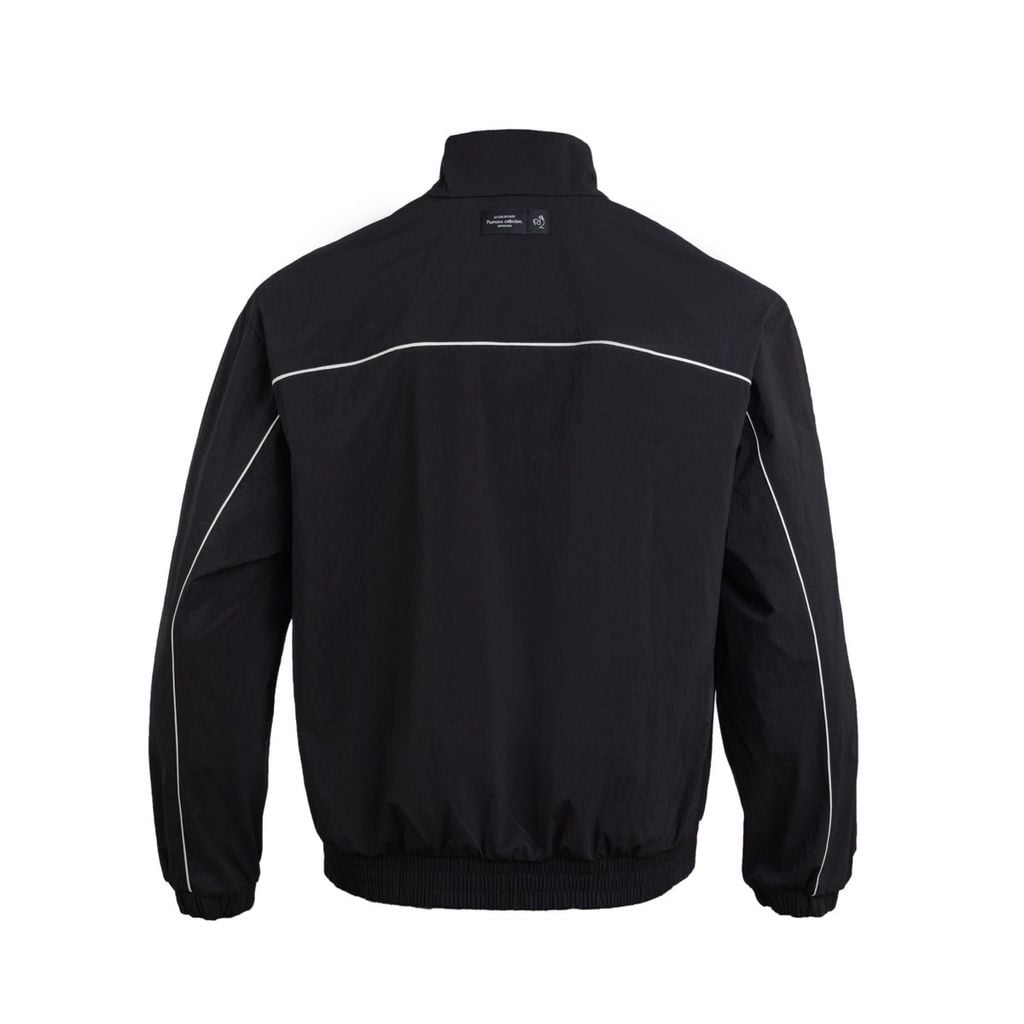 Áo khoác nam cổ cao loose fit phong cách thể thao