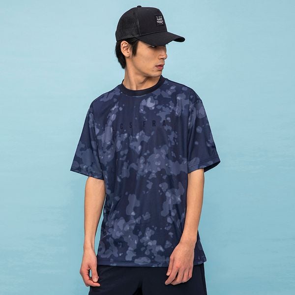  Áo T-Shirt le coq sportif nam - QMMVJA05V-NV 