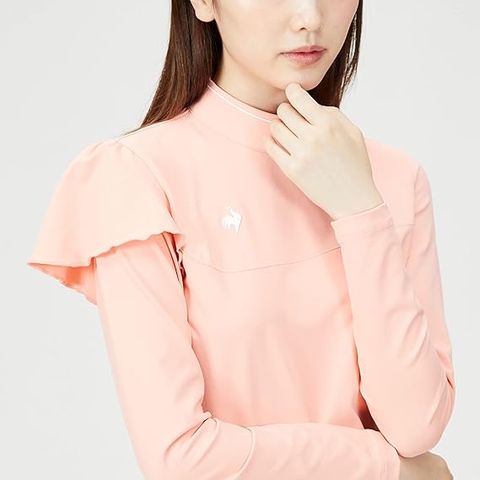 Áo dài tay cổ 3P le coq golf Nữ QGWUJB10-PK00