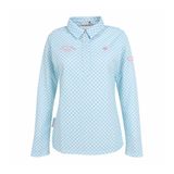  Áo dài tay có cổ le coq golf nữ - QGWVJB02V-BL00 