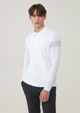  Áo dài tay có cổ le coq golf nam - GO121MTL34-WHTE 