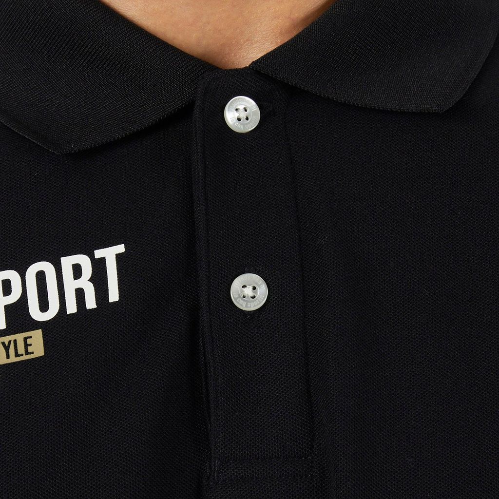 Áo Polo le coq sportif nam QMMXJA96AV-BK