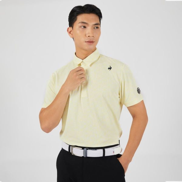  Áo Polo le coq golf nam QGMXJA18V-YL00 