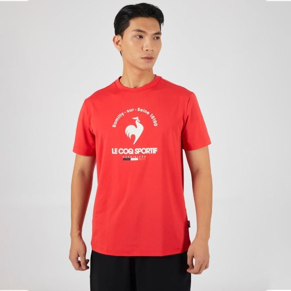  Áo T-Shirt le coq sportif nam QP123TRS15-RED0 