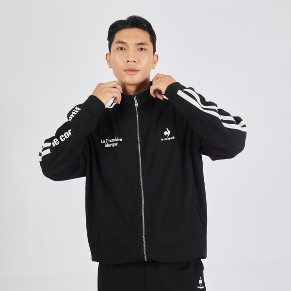 Áo khoác nỉ le coq sportif Nam QP123TFT31-BLK0