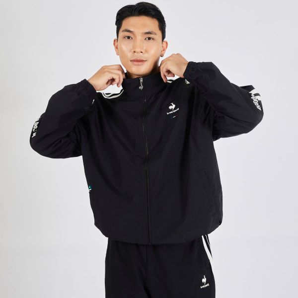 Áo khoác gió le coq sportif Nam QP123TJK31-BLK0